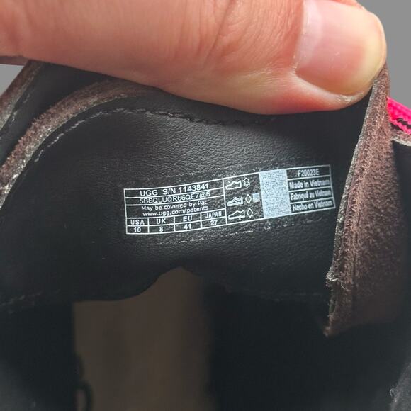 Ugg Brisbane Lace Up Women's Boot Size 10 NWOB Brown/Black - Picture 8 of 8